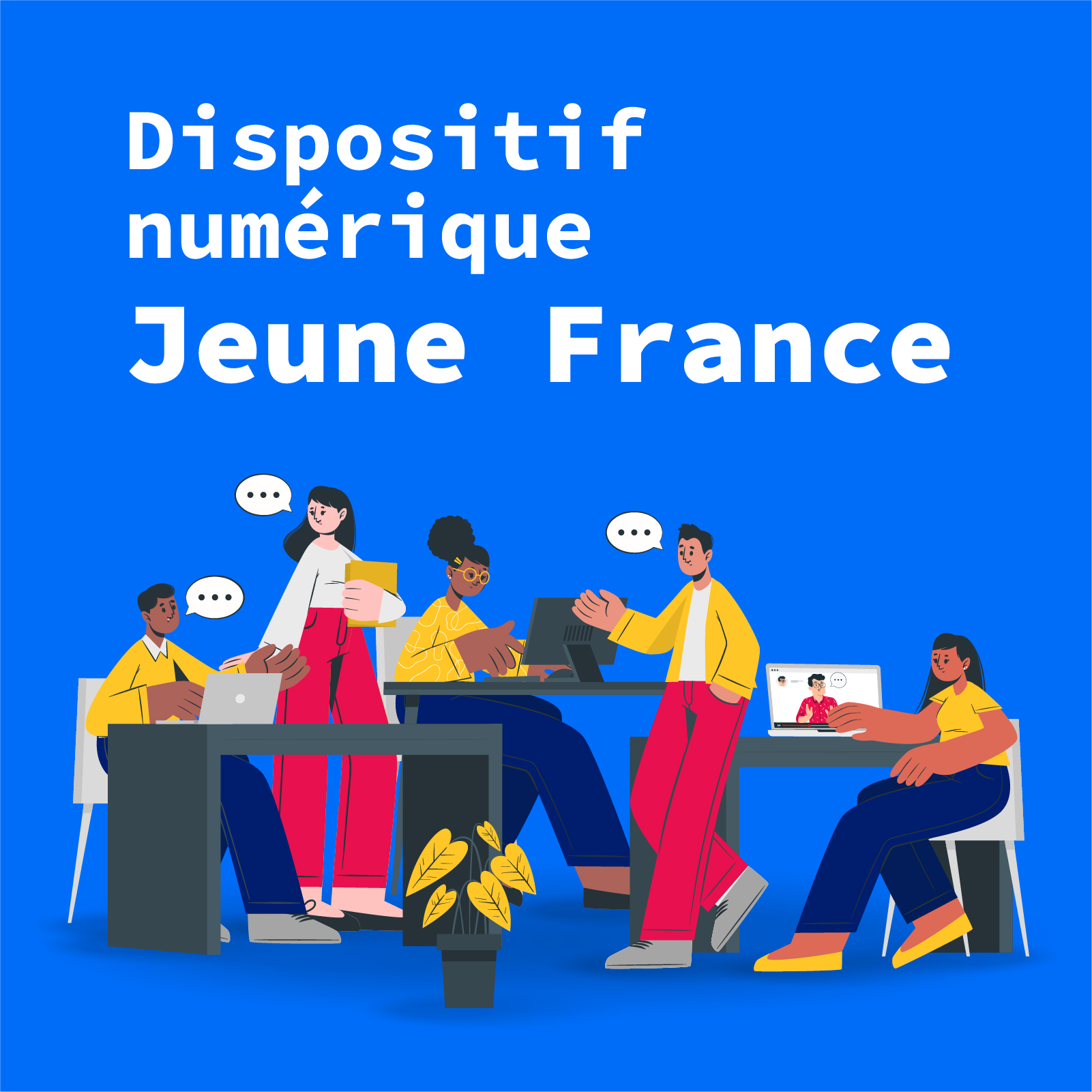 Visuel Dispositif Numérique Jeune France